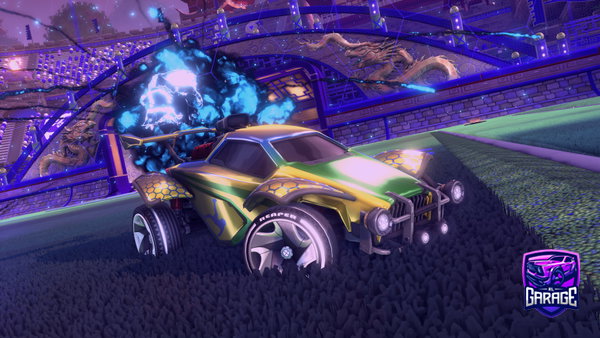 A Rocket League car design from mint999