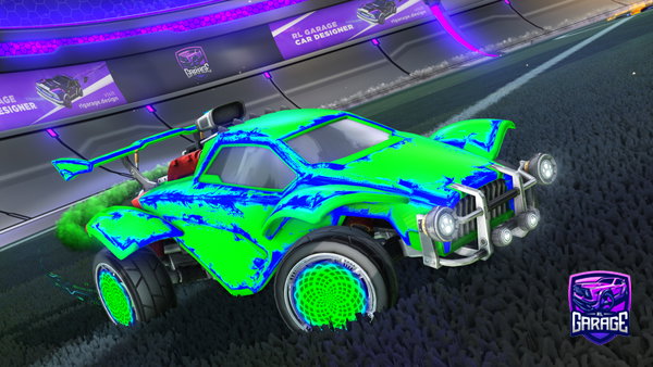 A Rocket League car design from r0maS_RL