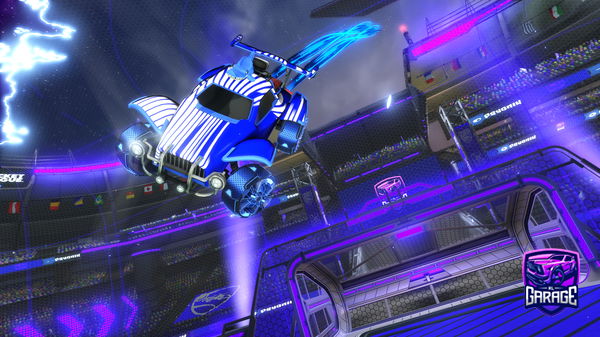 A Rocket League car design from drigf