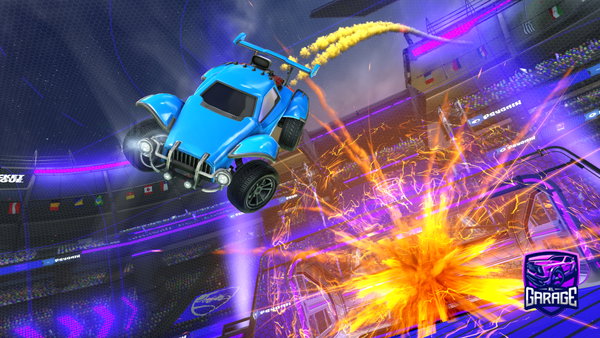 A Rocket League car design from elvaldoinzono