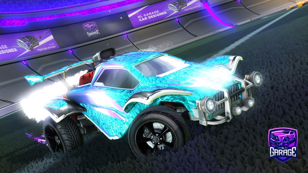 A Rocket League car design from Grandejuevos