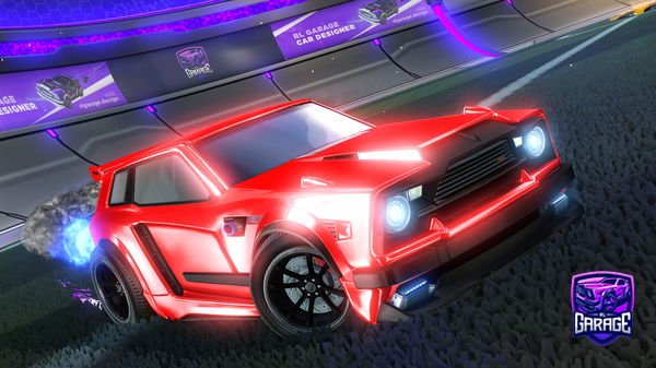 A Rocket League car design from Redninja2117