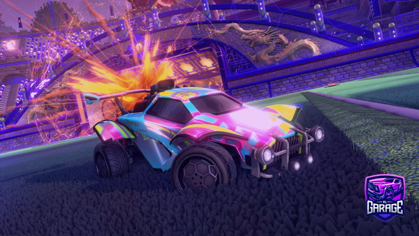 A Rocket League car design from Santos_rl____