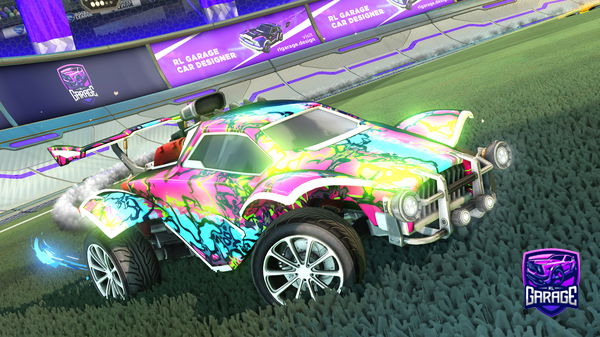 A Rocket League car design from korta