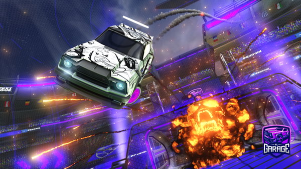 A Rocket League car design from Yamen_99