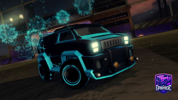 A Rocket League car design from vTrxn1410