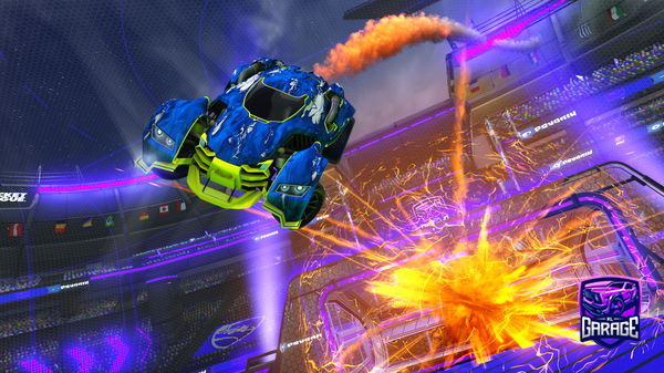 A Rocket League car design from Salah97