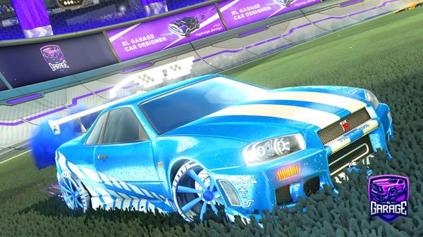 A Rocket League car design from Cullwill1024