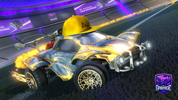 A Rocket League car design from bakonrl