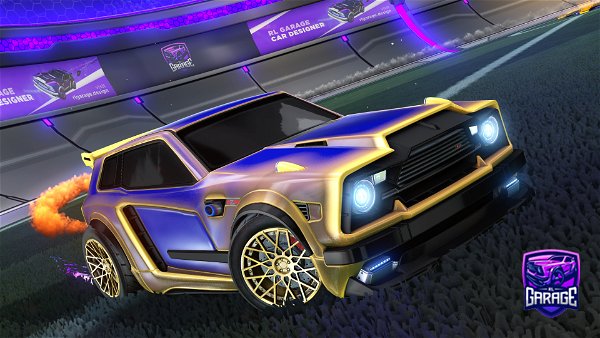 A Rocket League car design from papichulo127