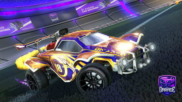A Rocket League car design from Lapulgahuevona