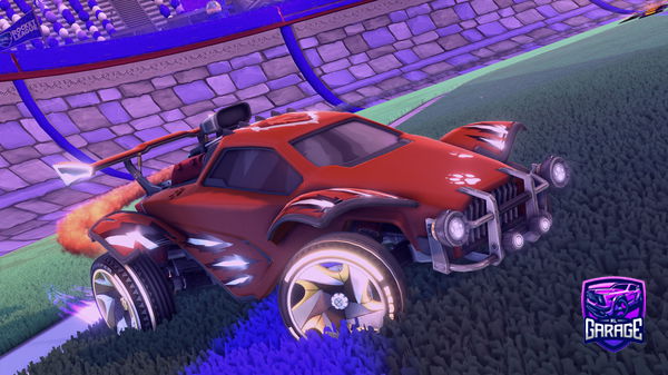 A Rocket League car design from Tapelesslime851