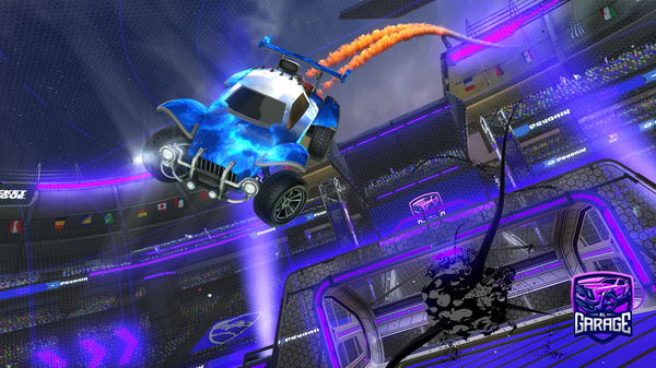 A Rocket League car design from InfinityCam