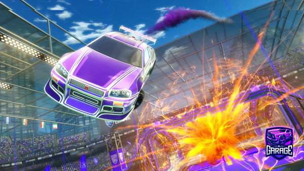 A Rocket League car design from P0l1gu1n