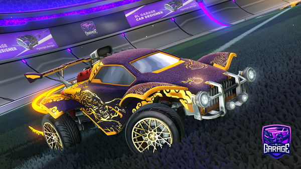 A Rocket League car design from TheGoodBoi119