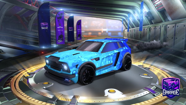 A Rocket League car design from CharcoalGaming