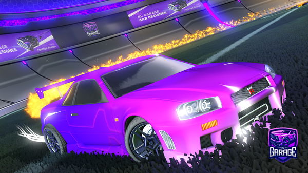 A Rocket League car design from Shooter48