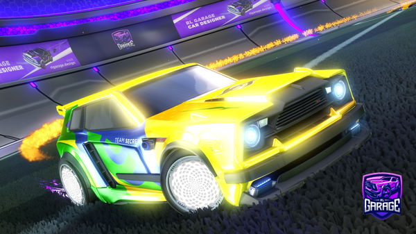 A Rocket League car design from Nyrocs