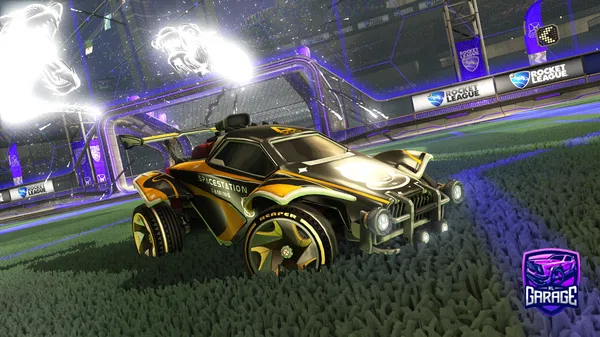 A Rocket League car design from itsR0N1