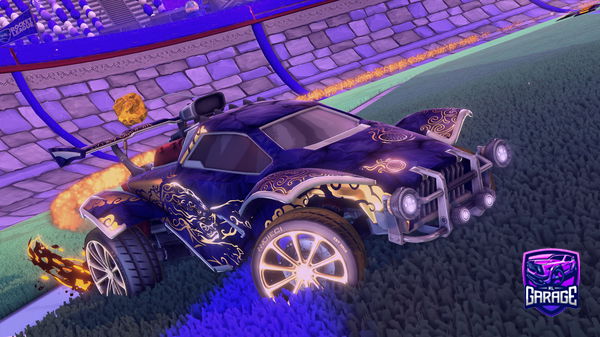 A Rocket League car design from TOXICAlfredCcccc4