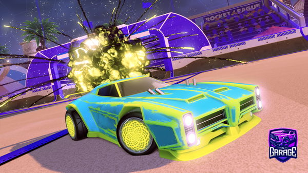 A Rocket League car design from Rippingrayman