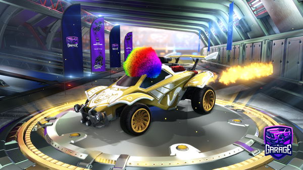 A Rocket League car design from zlruxe