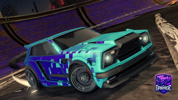 A Rocket League car design from valiantisbad