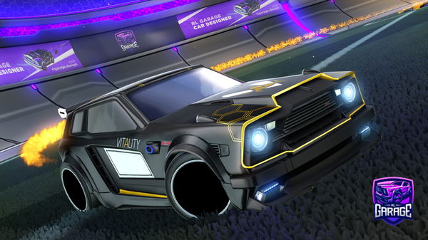 A Rocket League car design from 4tds