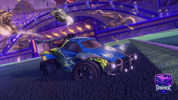 A Rocket League car design from DaddyGunX4