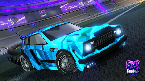 A Rocket League car design from Yacinedz