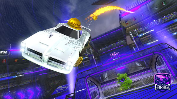 A Rocket League car design from Bronzinni007