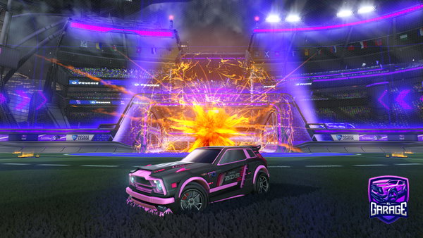 A Rocket League car design from DVRK_ABYSS