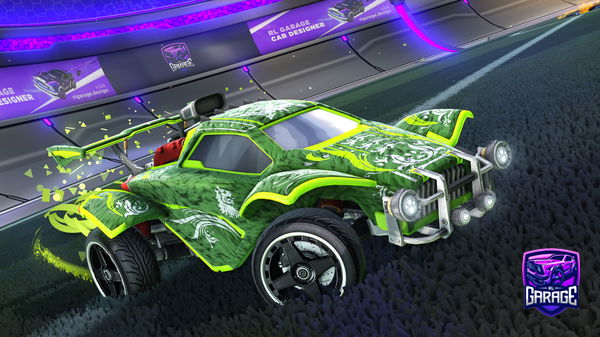 A Rocket League car design from SWIZZNALDO