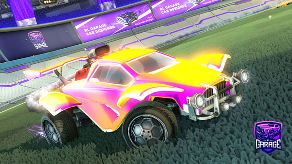 A Rocket League car design from DynAzur3301