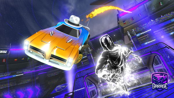 A Rocket League car design from Ezosku