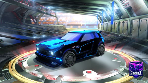 A Rocket League car design from FeeFe3