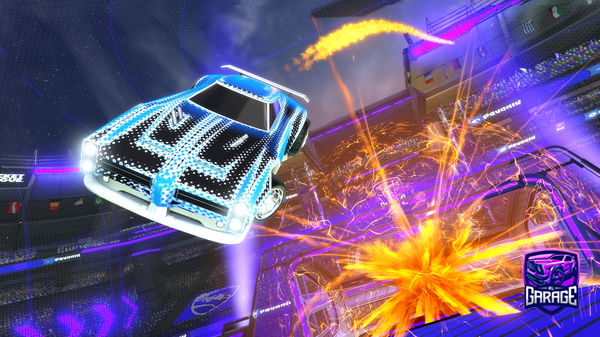 A Rocket League car design from pallone-titanico2