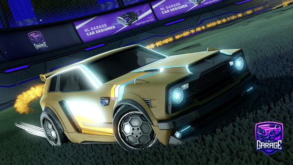 A Rocket League car design from Reesey-triplet1t