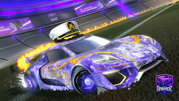 A Rocket League car design from pixl_