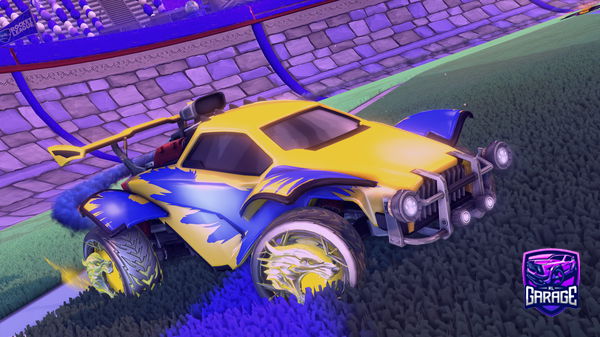 A Rocket League car design from -OTA-