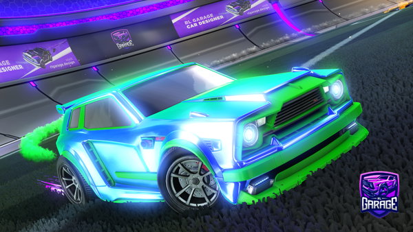 A Rocket League car design from Skully69539
