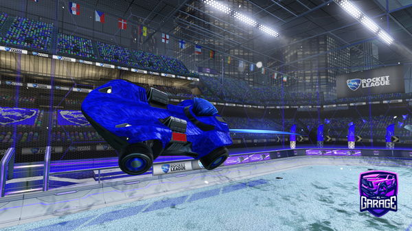 A Rocket League car design from infamous_slammer