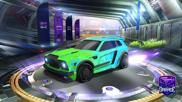 A Rocket League car design from Flamingo6373736637