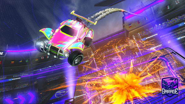 A Rocket League car design from Yukii_RL