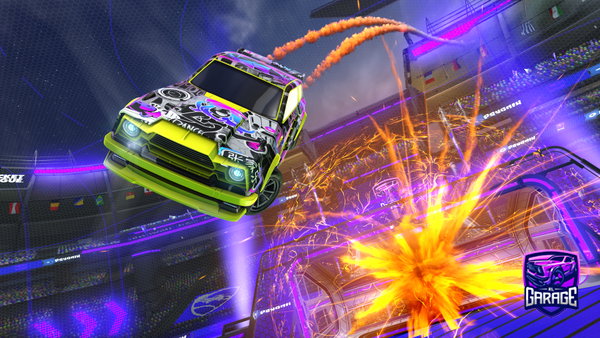 A Rocket League car design from Makass