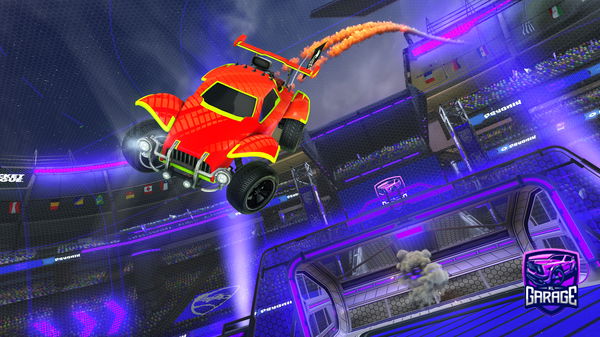 A Rocket League car design from Smartestboy8