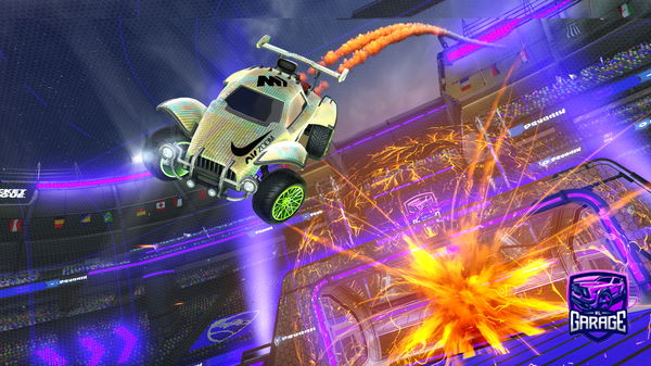 A Rocket League car design from Zzkos