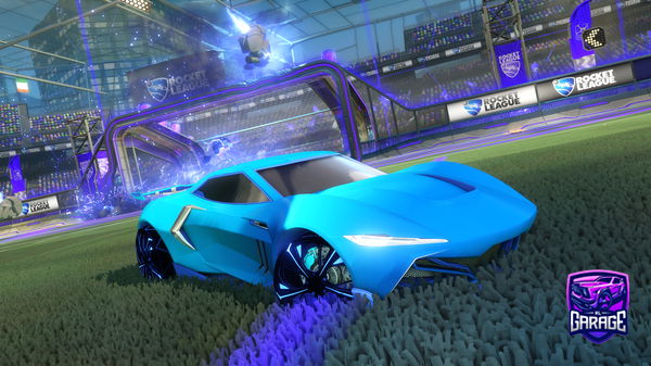 A Rocket League car design from TyrannixzRL