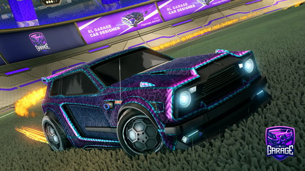A Rocket League car design from FrostiNien
