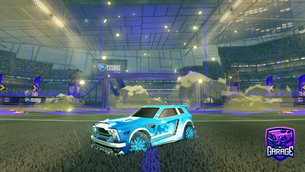 A Rocket League car design from kdkdhf